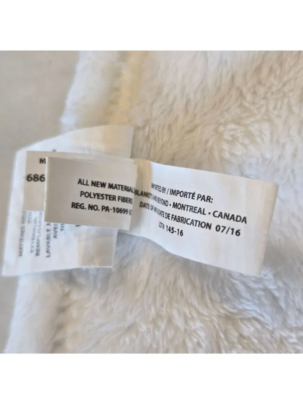 Blankets and Beyond White Gray Bunny Plush Security Blanket Lovey
